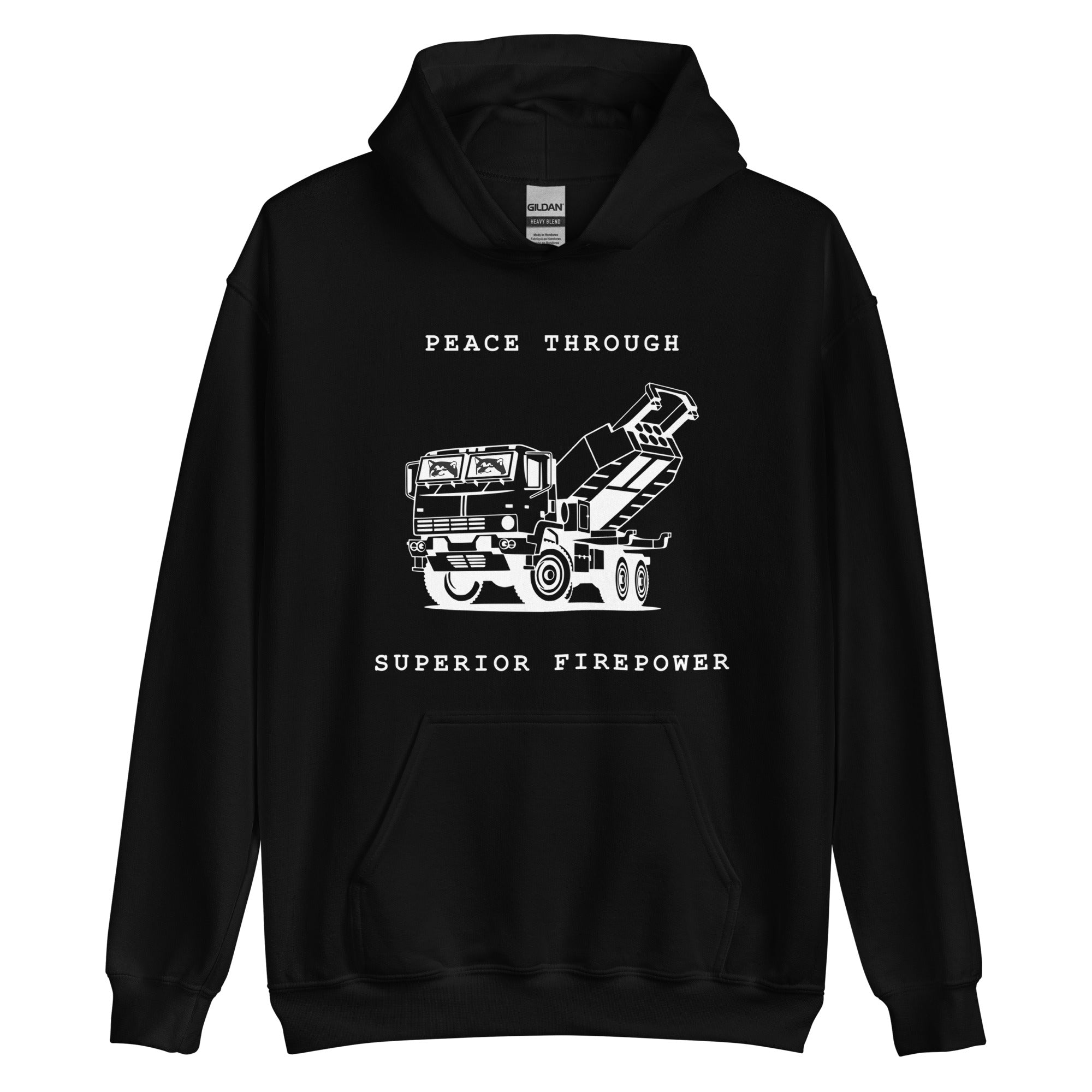 NAFO x HIMARS - Peace Through Superior Firepower - Adult Hoodie