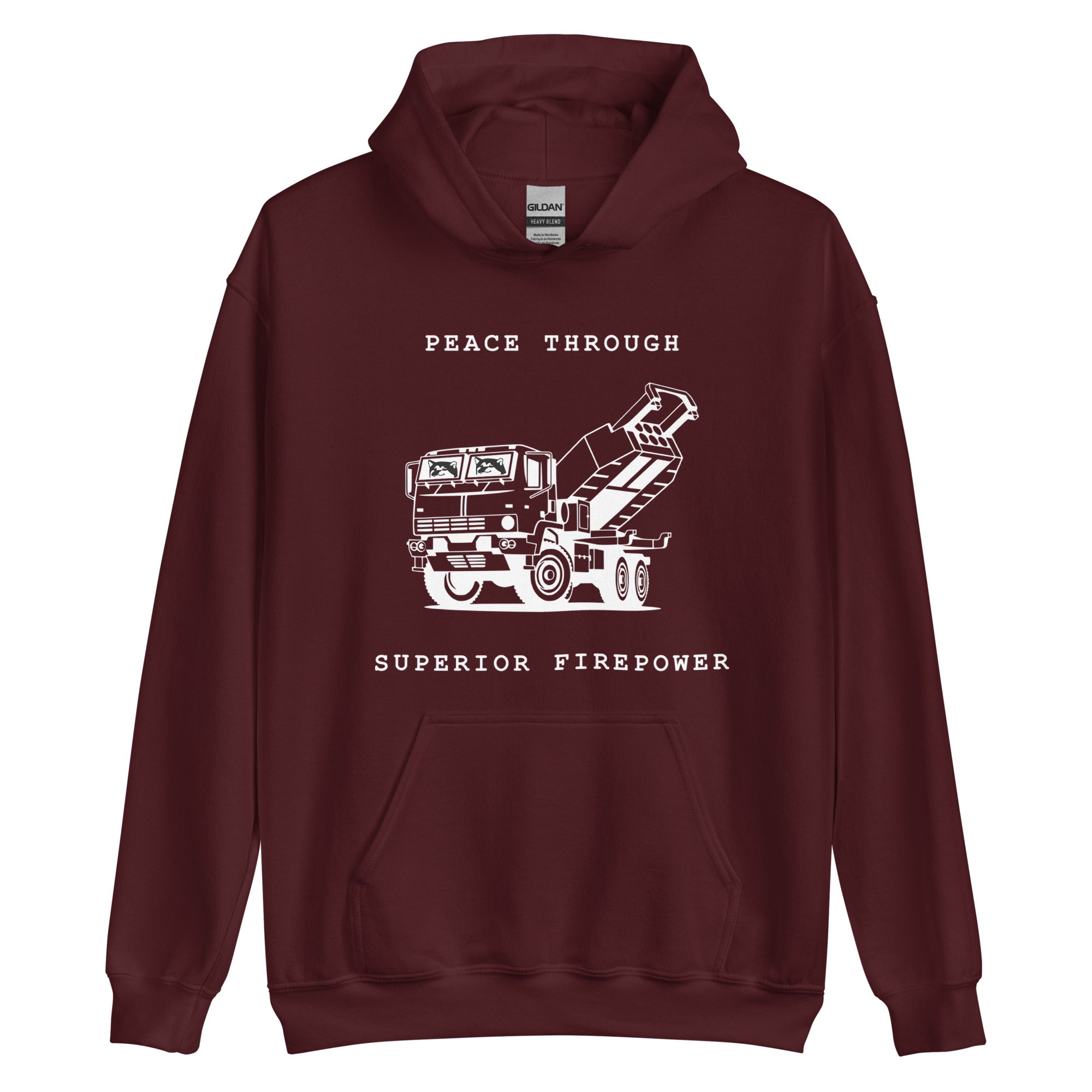 NAFO x HIMARS - Peace Through Superior Firepower - Adult Hoodie - Saint Javelin
