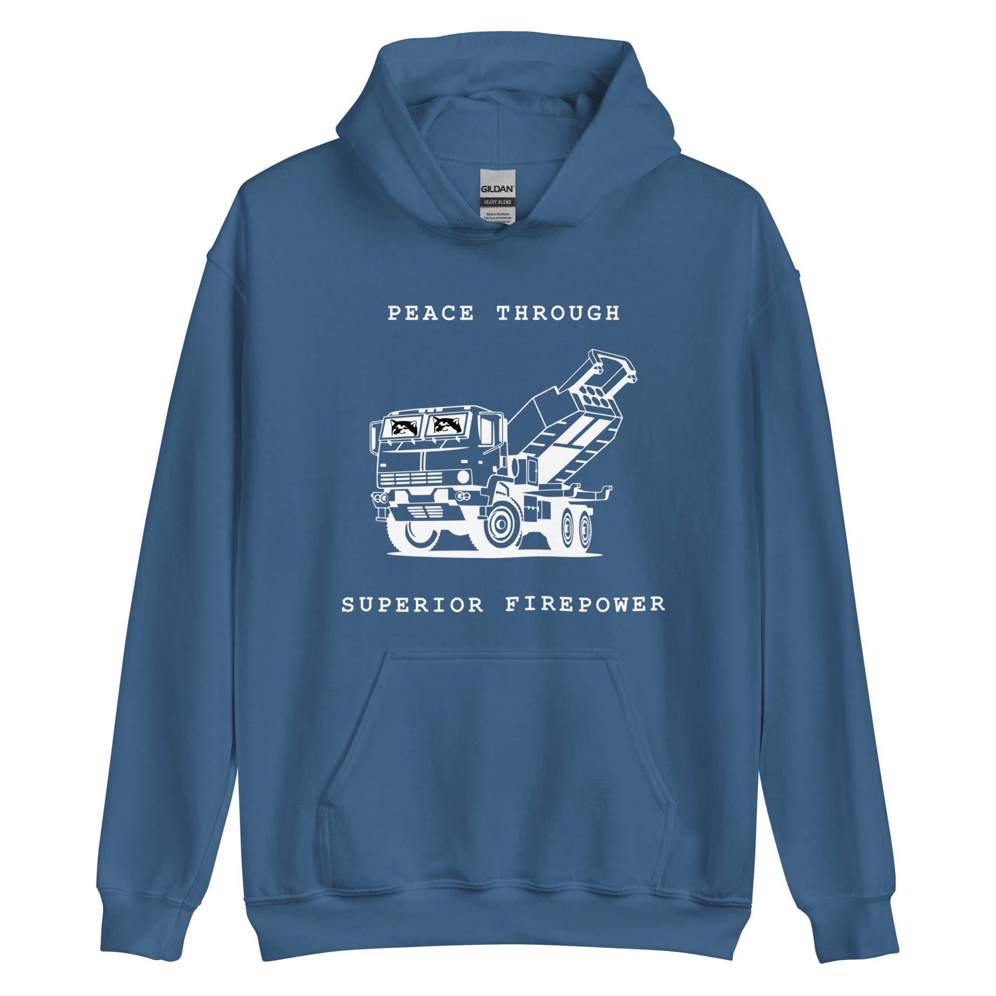 NAFO x HIMARS - Peace Through Superior Firepower - Adult Hoodie - Saint Javelin