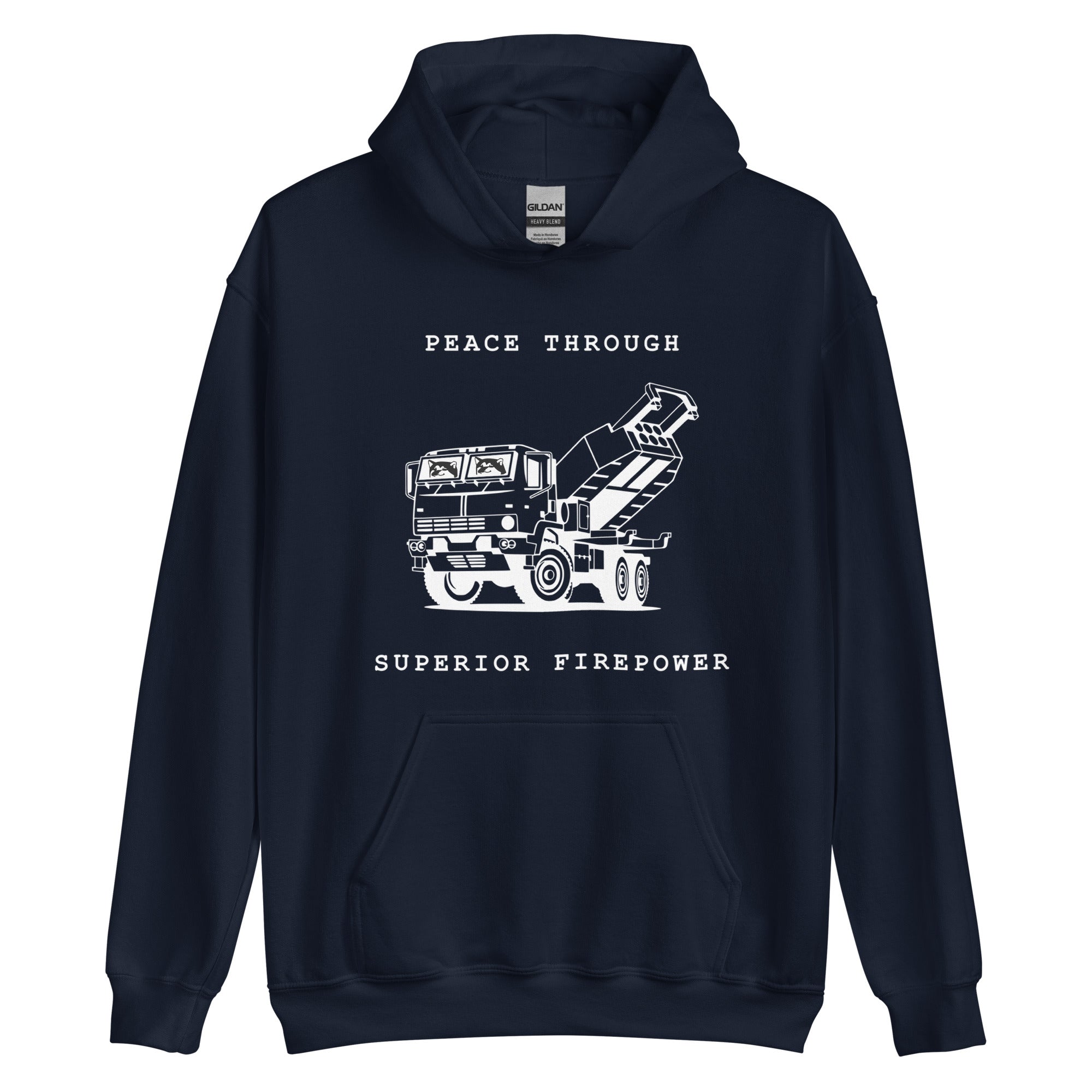 NAFO x HIMARS - Peace Through Superior Firepower - Adult Hoodie - Saint Javelin