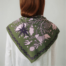 Osynova Silk Scarf - Green - Saint Javelin