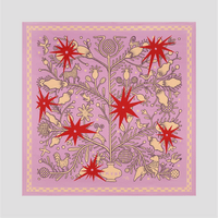Osynova Silk Scarf - Pink - Saint Javelin
