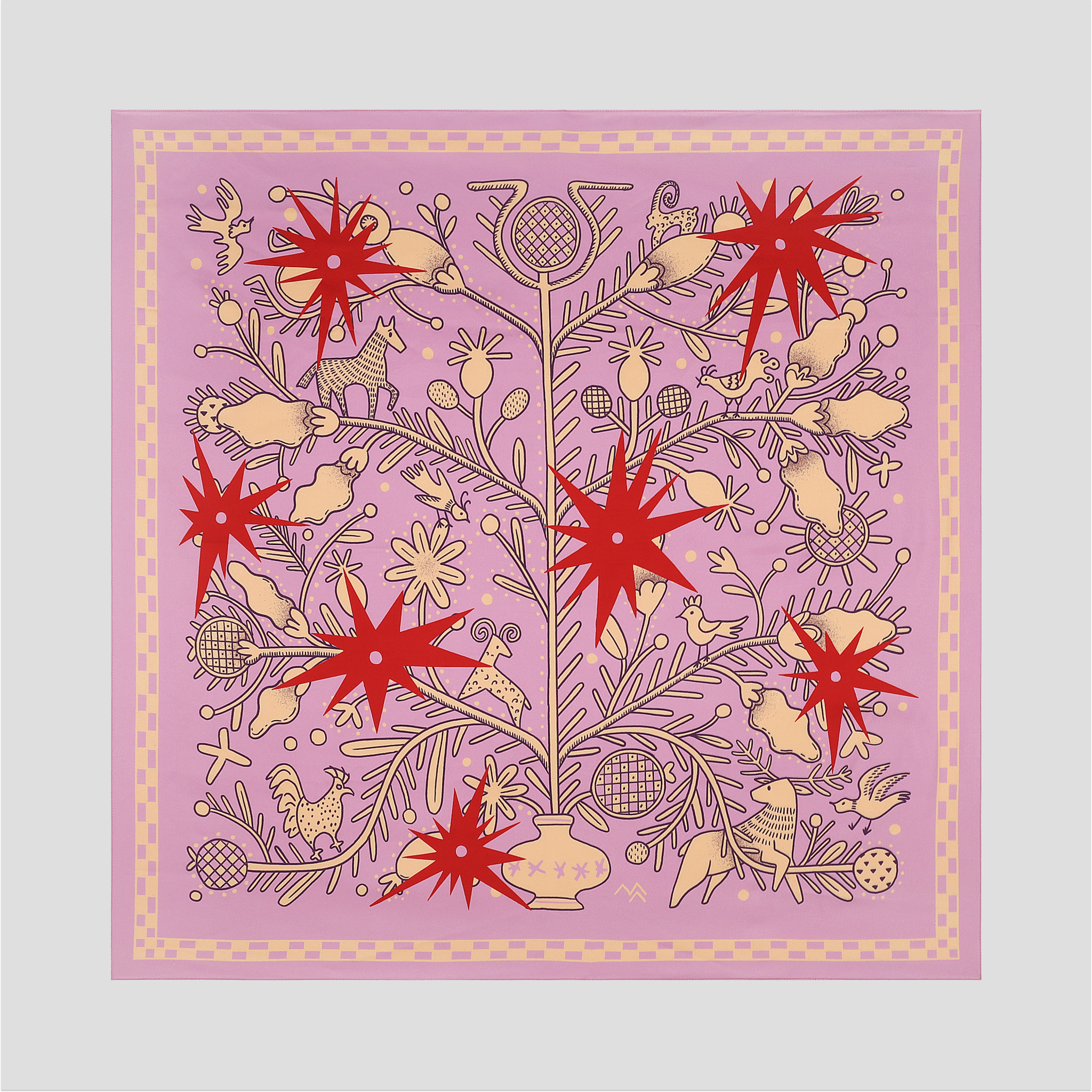 Osynova Silk Scarf - Pink