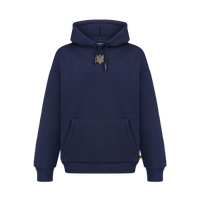 Oversized Embroidered Tryzub Hoodie - Saint Javelin