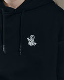 Oversized Saint Javelin Hoodie - Black - Saint Javelin