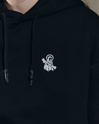 Oversized Saint Javelin Hoodie - Black - Saint Javelin
