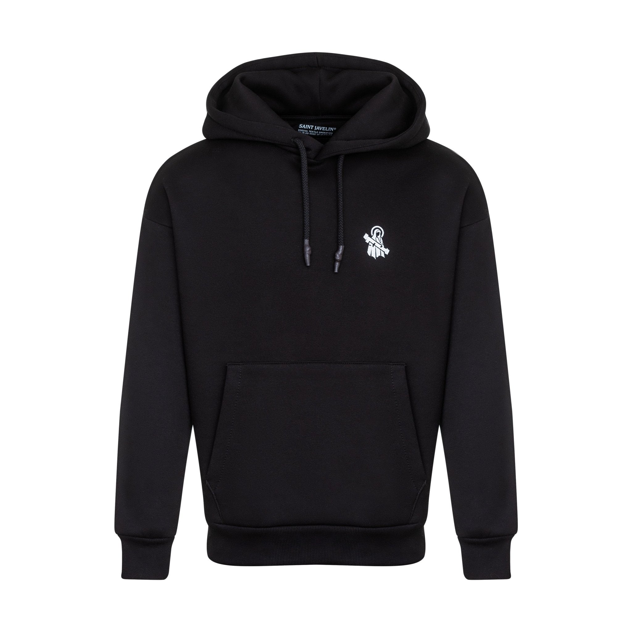 Oversized Saint Javelin Hoodie - Black - Saint Javelin