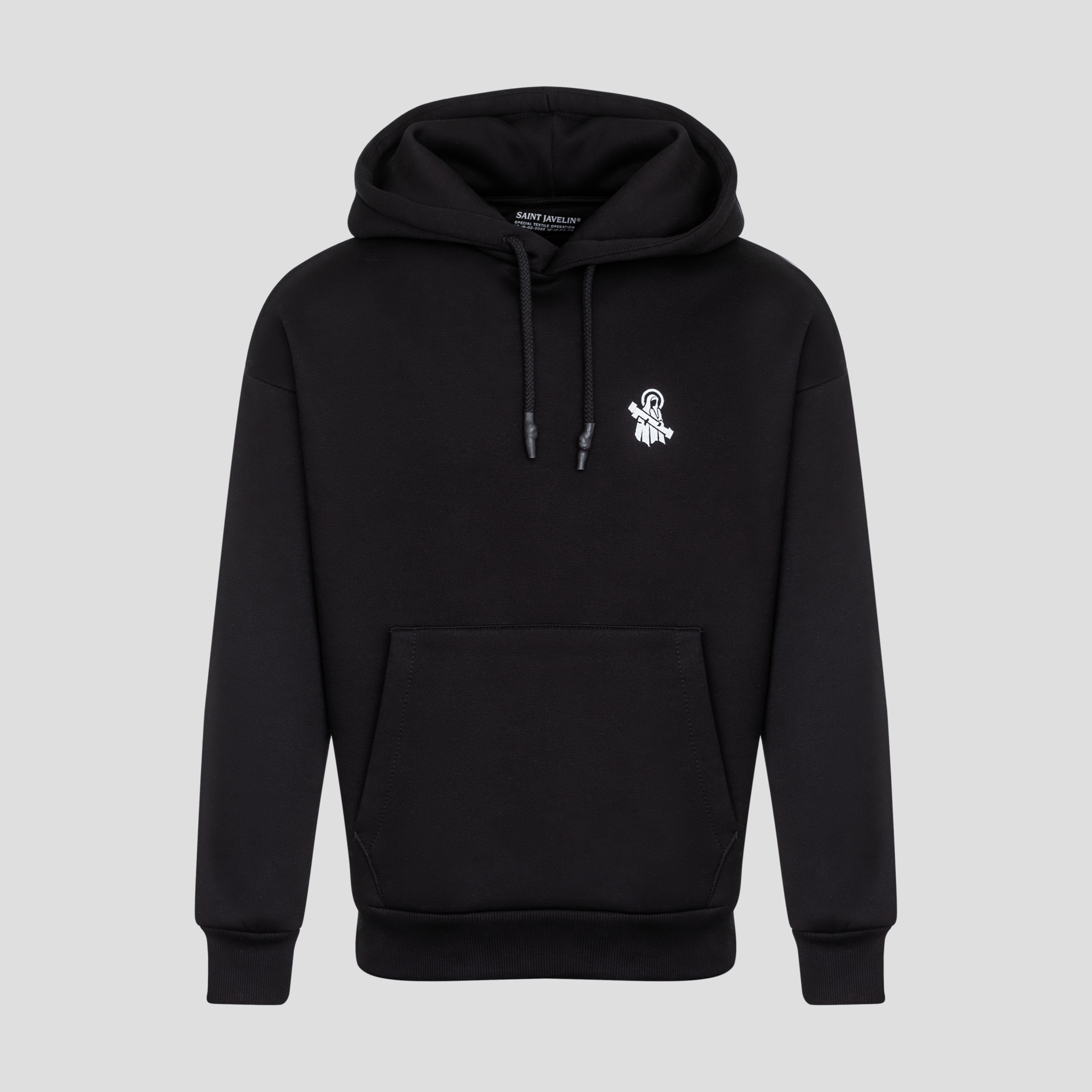 EBE long hoodie　BLACK oversized-saint-javelin-hoodie