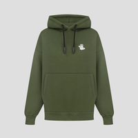 Oversized Saint Javelin Hoodie - Forest Green - Saint Javelin