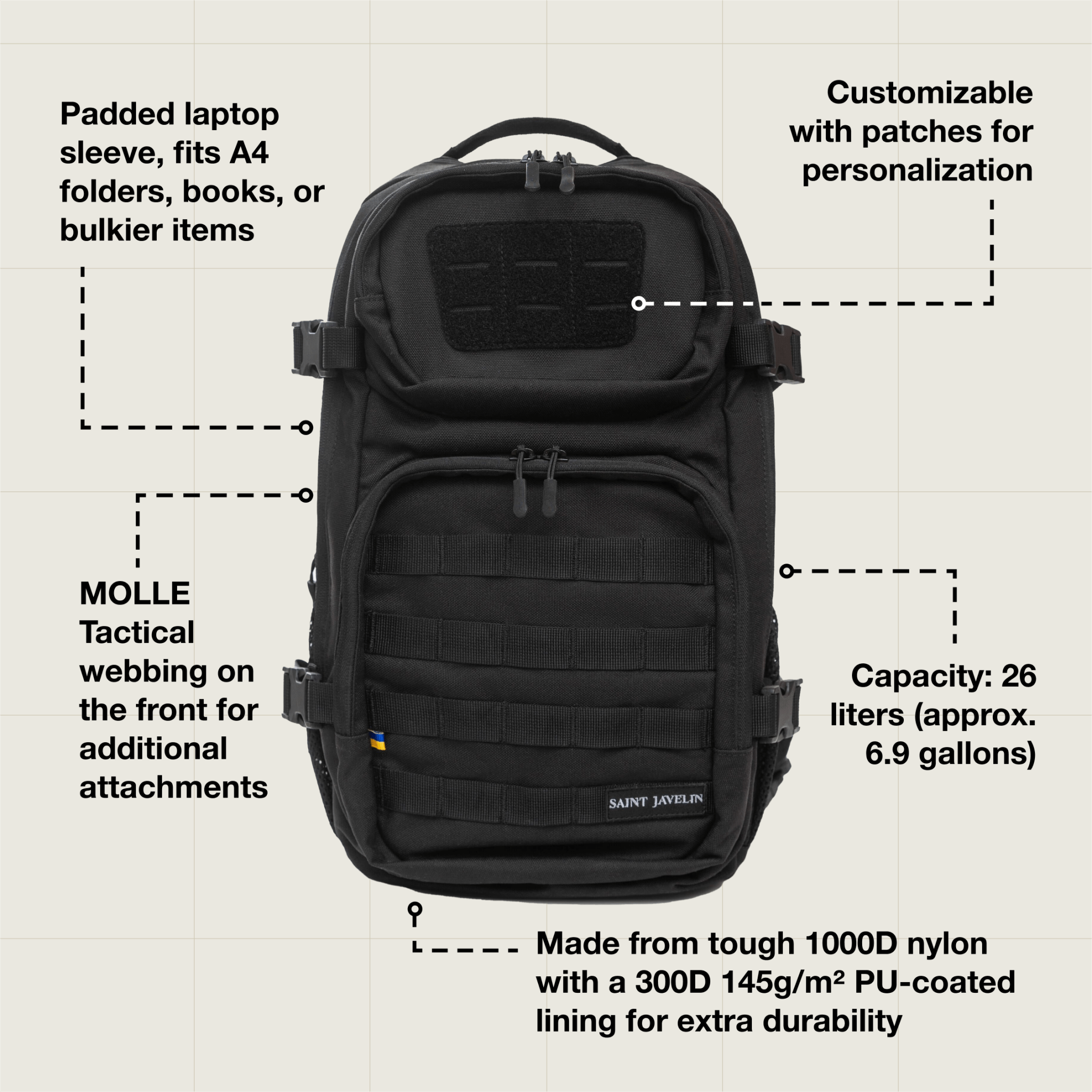 Pack & Go Adventure Bundle (Backpack + Slingpack) - Saint Javelin