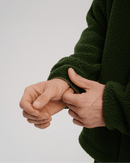 Forest Green Male - closeup sleeves