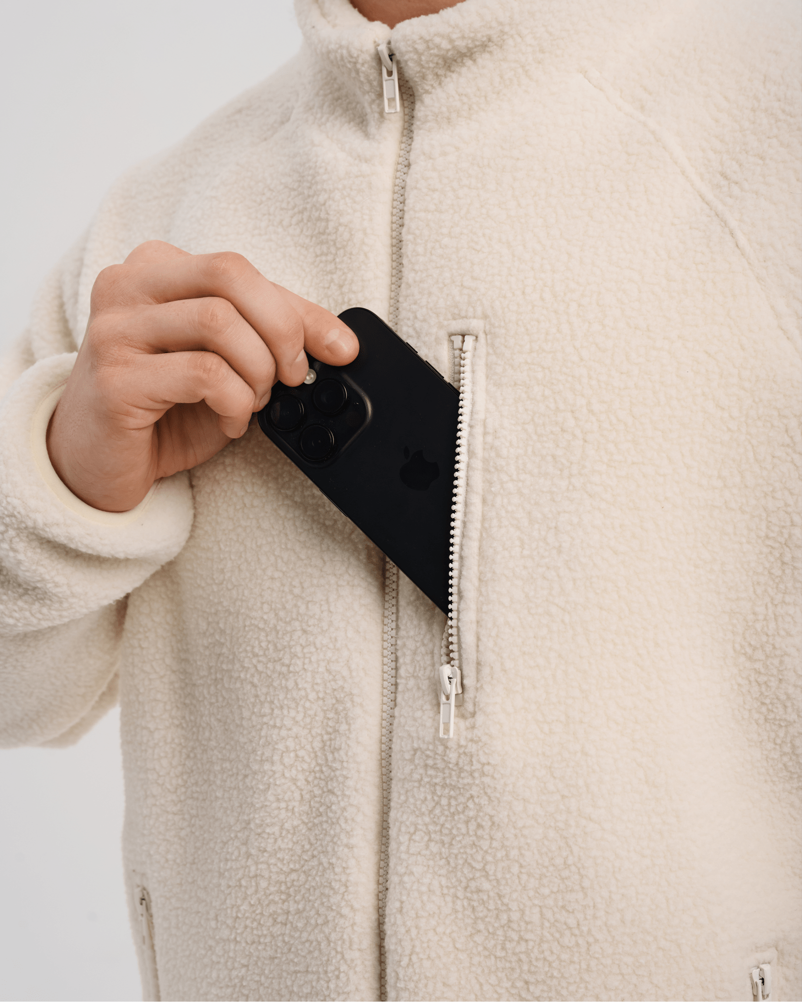 Cream Male - closeup pocket