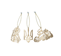 Recycled Artillery Shell Ornament Bundle