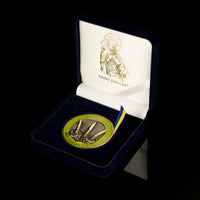 Saint HIMARS - Challenge Coin (Recycled Artillery Shells) - Saint Javelin