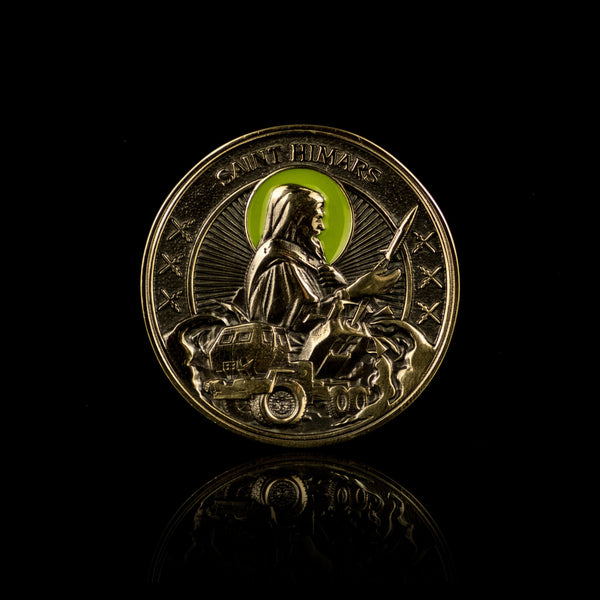 Saint HIMARS - Challenge Coin (Recycled Artillery Shells) – Saint