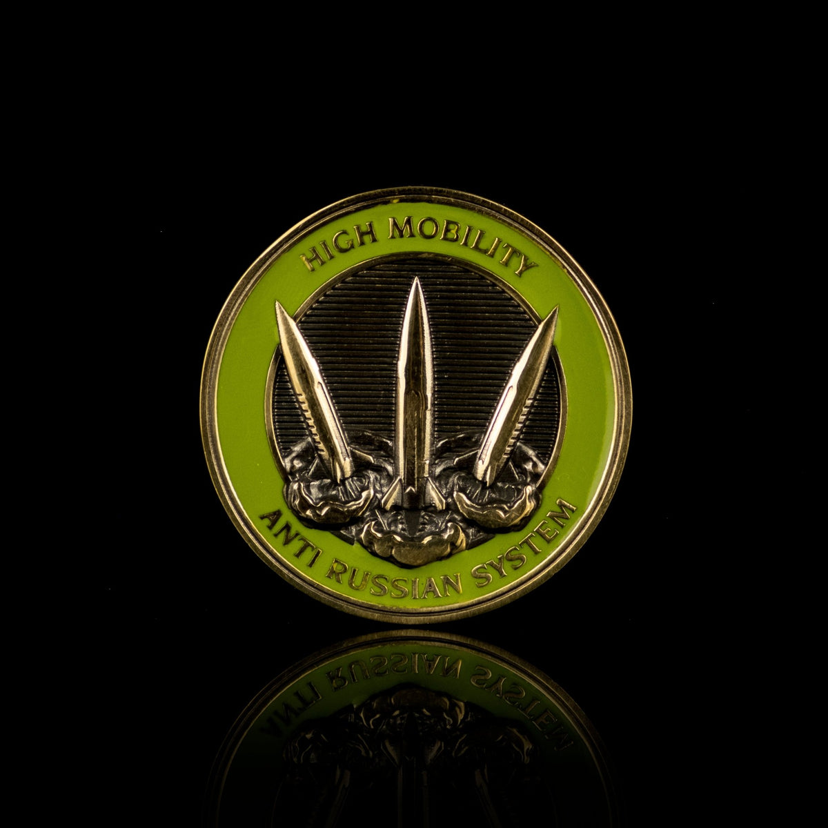 Saint HIMARS - Challenge Coin (Recycled Artillery Shells) – Saint Javelin