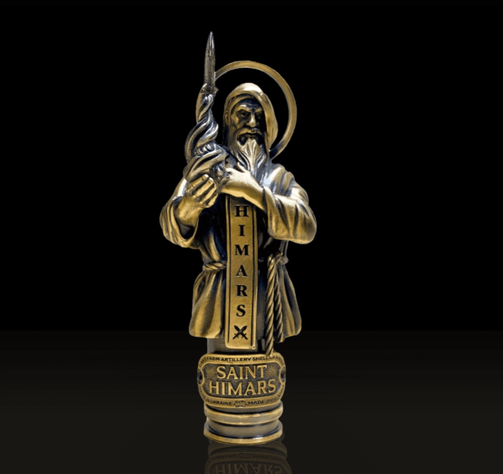 Saint HIMARS - Figurine (Recycled Artillery Shells)