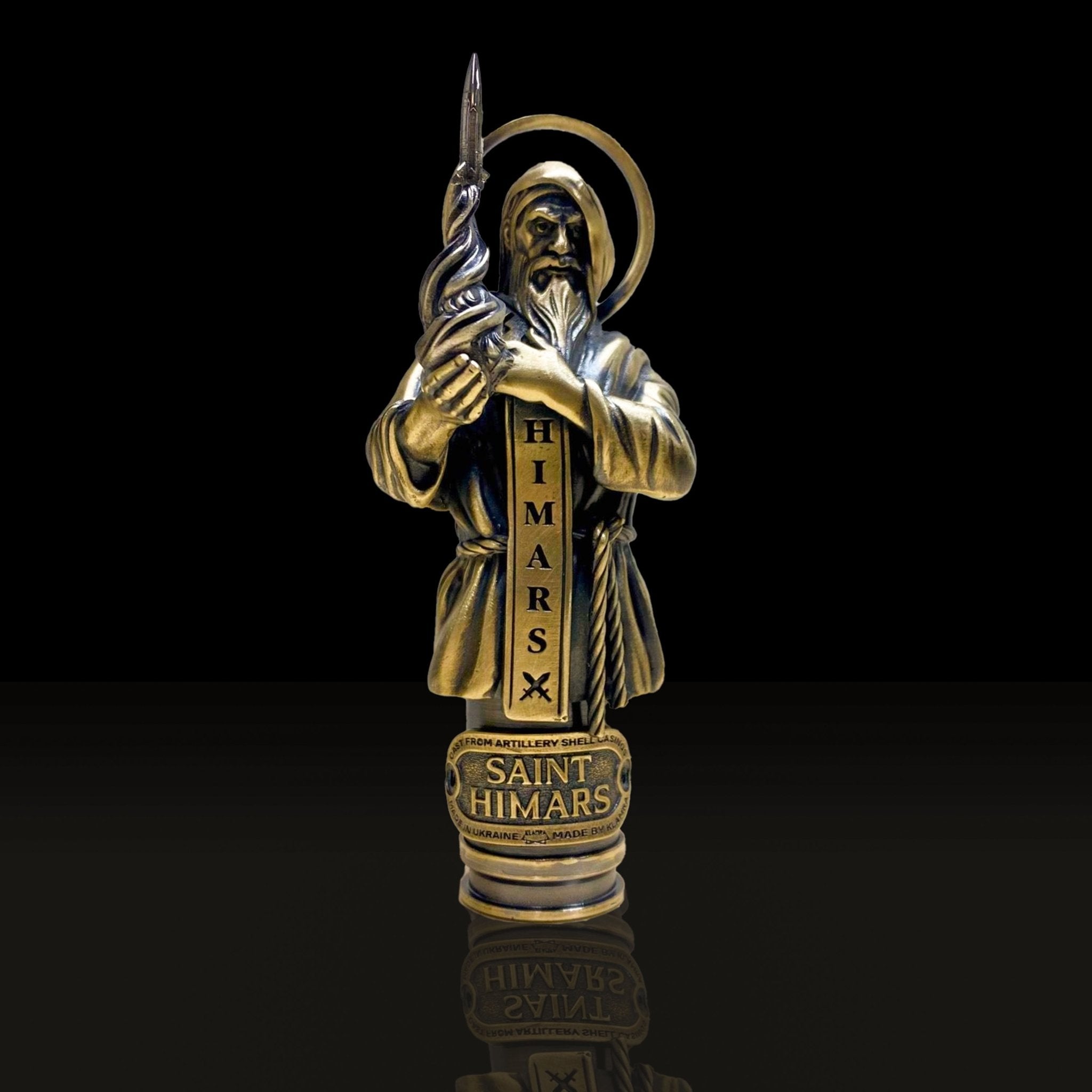 Saint HIMARS - Figurine (Recycled Artillery Shells)