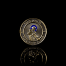 Saint Javelin Challenge Coin - GREEN (Recycled Artillery Shells) - Saint Javelin