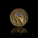 Saint Javelin Challenge Coin – YELLOW (Recycled Artillery Shells) - Saint Javelin