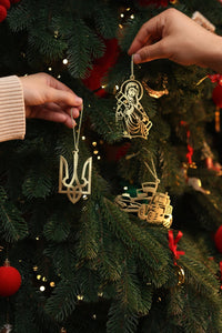 Saint Javelin Holiday Ornament - Recycled Artillery Shells