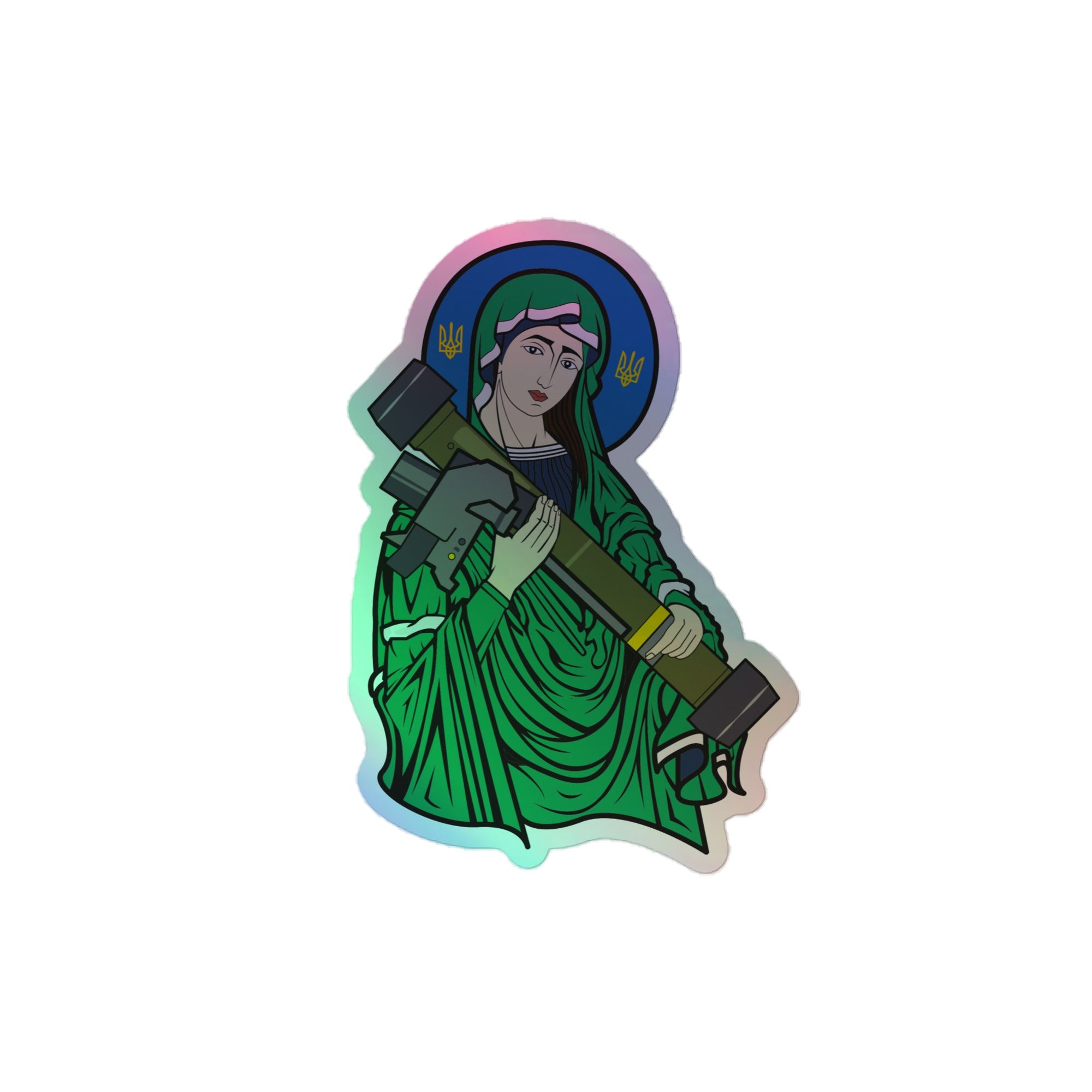 Saint Javelin - Holographic sticker