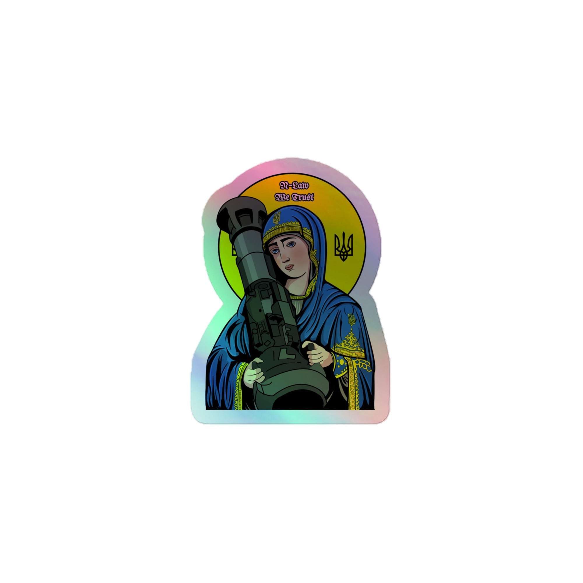 Saint NLAW - Holographic Sticker - Saint Javelin