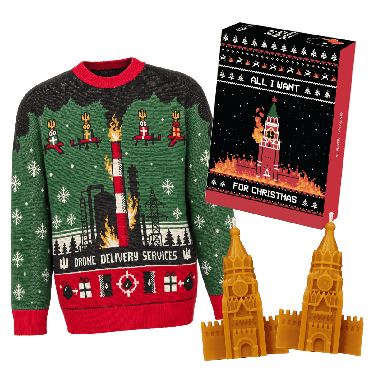 Special Delivery Mega Bundle — sweater, puzzle and 2 candles BUNDLE-Mega