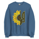 Sunflower + Tryzub - Adult Crewneck Sweatshirt - Saint Javelin