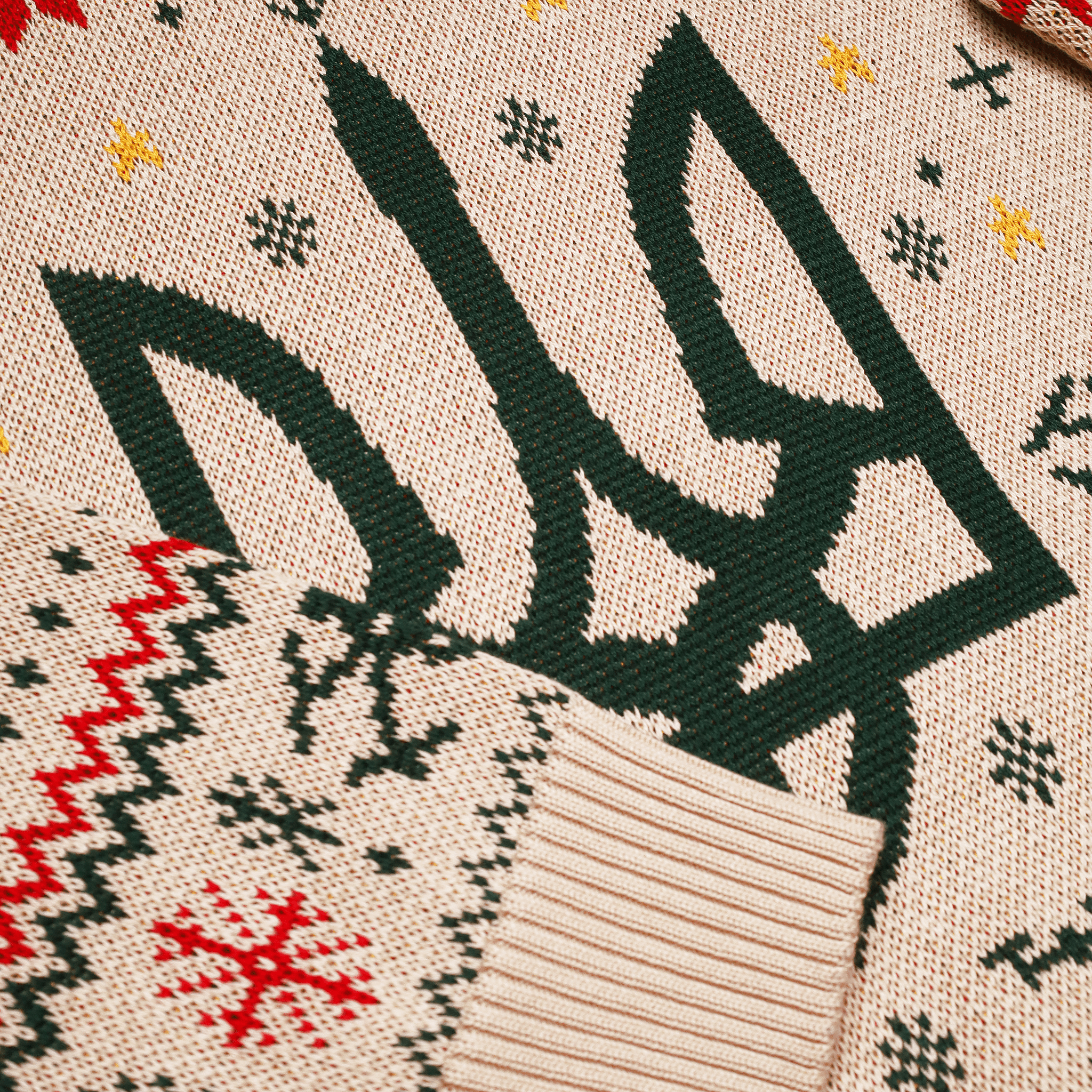 Knitted TRYZUB Christmas Sweater