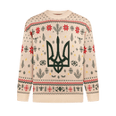 Knitted TRYZUB Christmas Sweater
