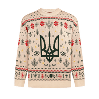 Knitted TRYZUB Christmas Sweater