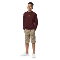 Tryzub - Embroidered Youth Crewneck Sweatshirt - Saint Javelin