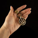Tryzub - Keychain (Recycled Artillery Shells) - Saint Javelin