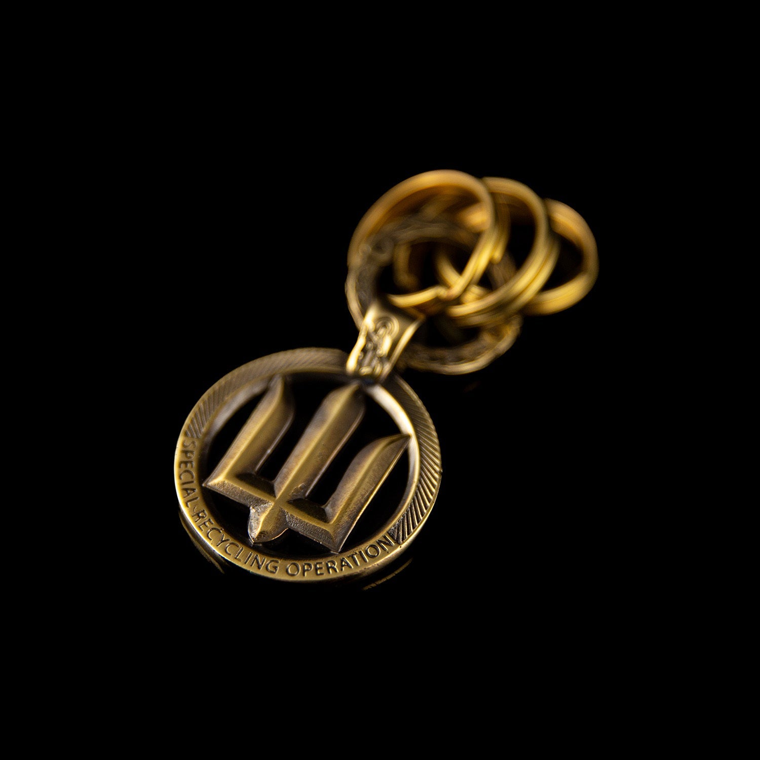 Tryzub - Keychain (Recycled Artillery Shells) – Saint Javelin