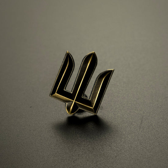 Tryzub Military - Pin (Recycled Artillery Shells) – Saint Javelin
