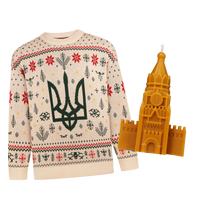 Tryzub sweater with Melt The Kremlin candle | BUNDLE-Sweater+Candle