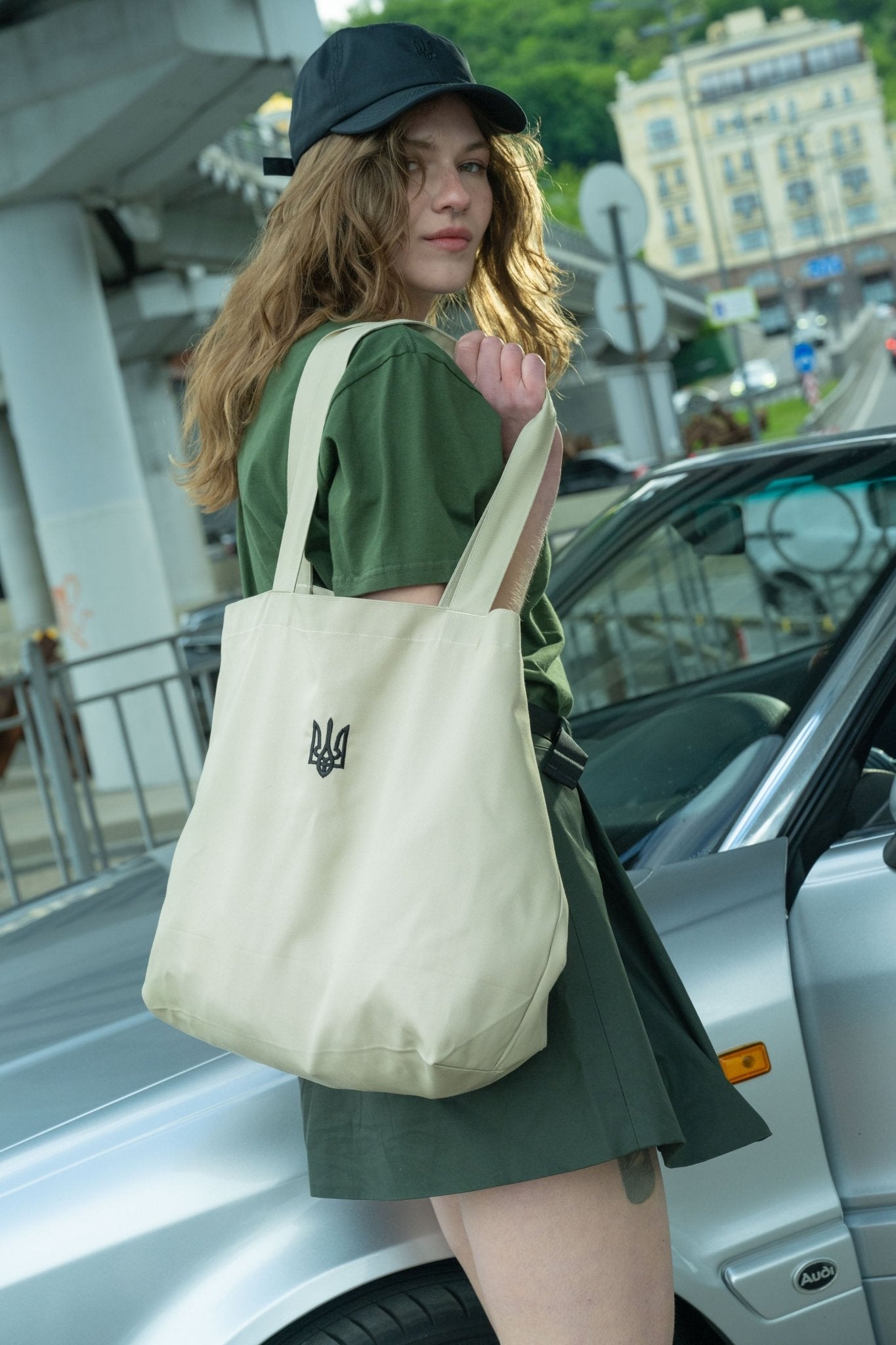 Tryzub (Ukrainian Trident) Tote Bag - Saint Javelin