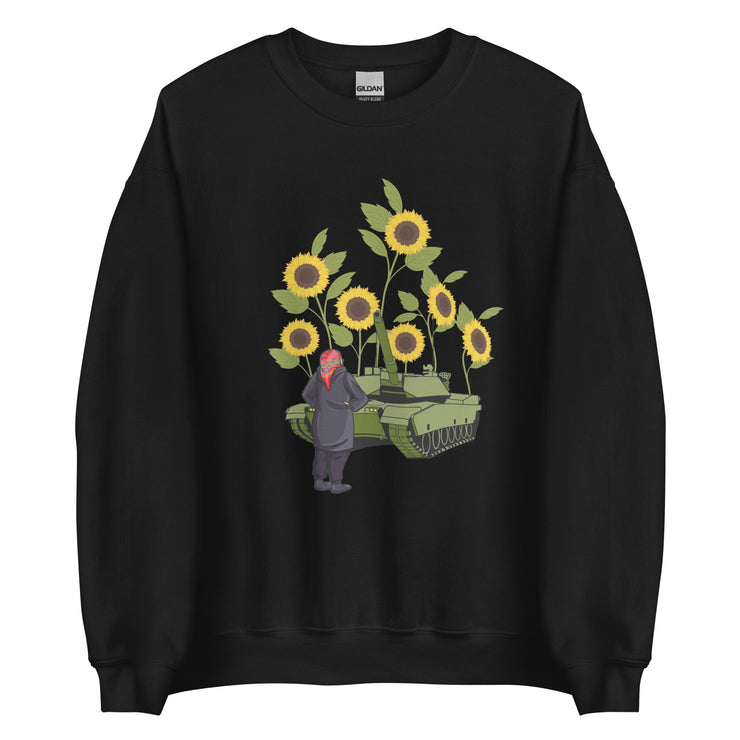 Go Home Russia - Sunflowers - Adult Crewneck Sweatshirt