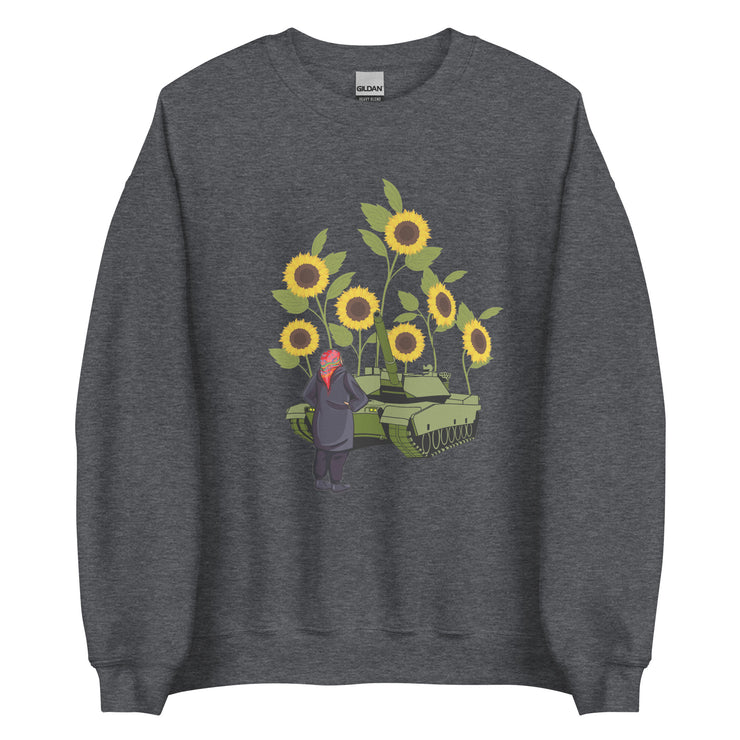 Go Home Russia - Sunflowers - Adult Crewneck Sweatshirt