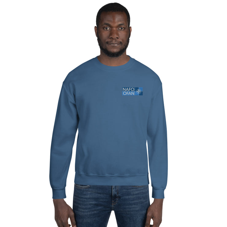 NAFO Insignia - Embroidered - Adult Crewneck Sweatshirt