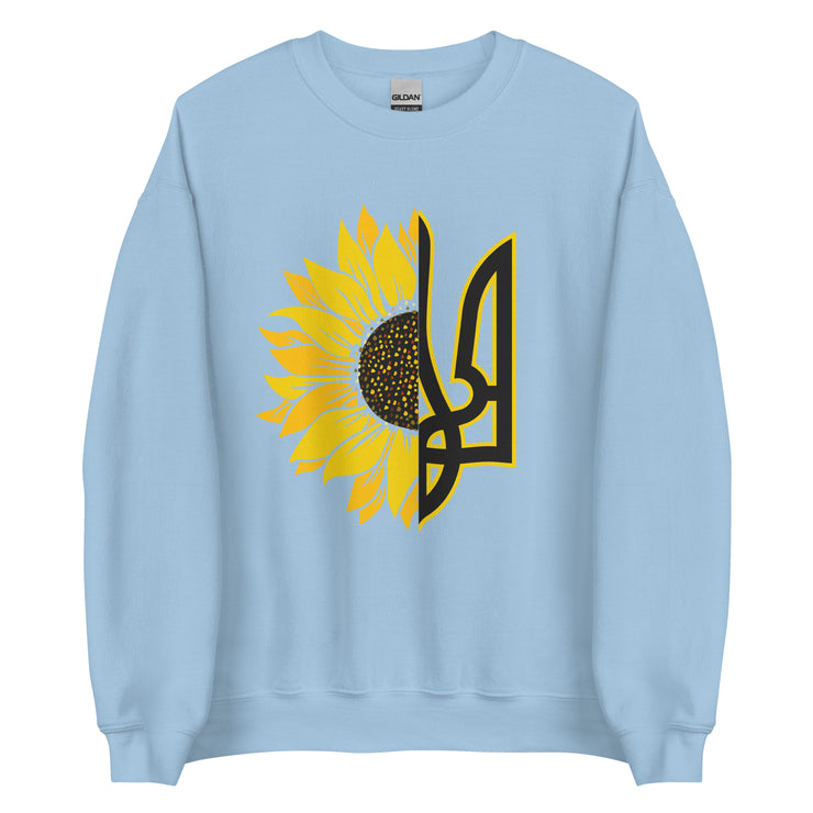 Sunflower + Tryzub - Adult Crewneck Sweatshirt