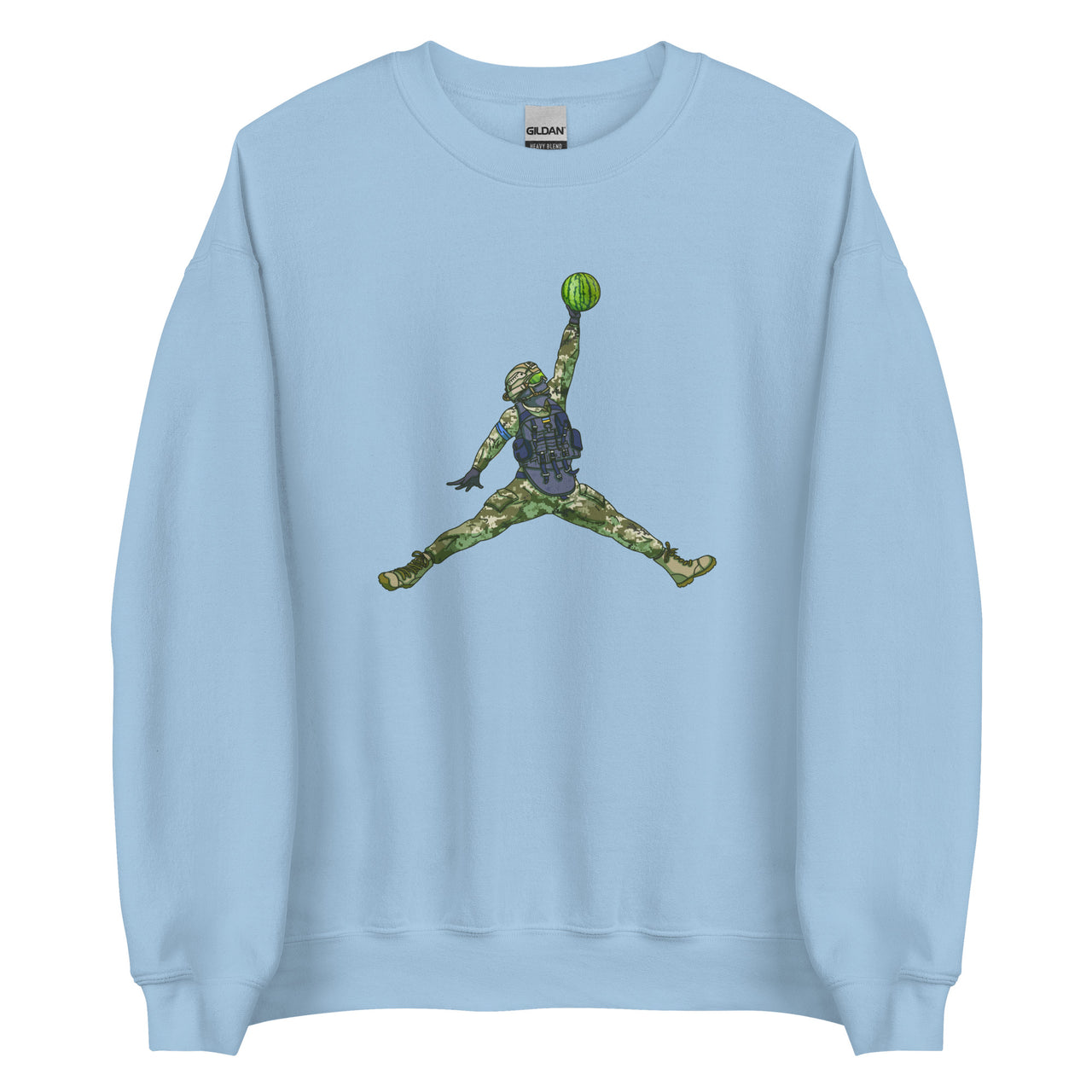 Watermelon Warrior - Adult Crewneck Sweatshirt