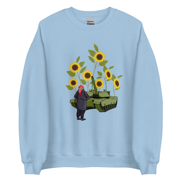 Go Home Russia - Sunflowers - Adult Crewneck Sweatshirt