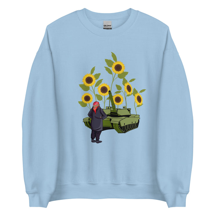 Go Home Russia - Sunflowers - Adult Crewneck Sweatshirt