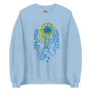Fill Your Pockets - EN Sunflowers Adult Sweatshirt
