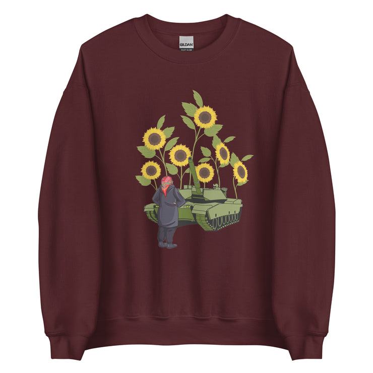 Go Home Russia - Sunflowers - Adult Crewneck Sweatshirt