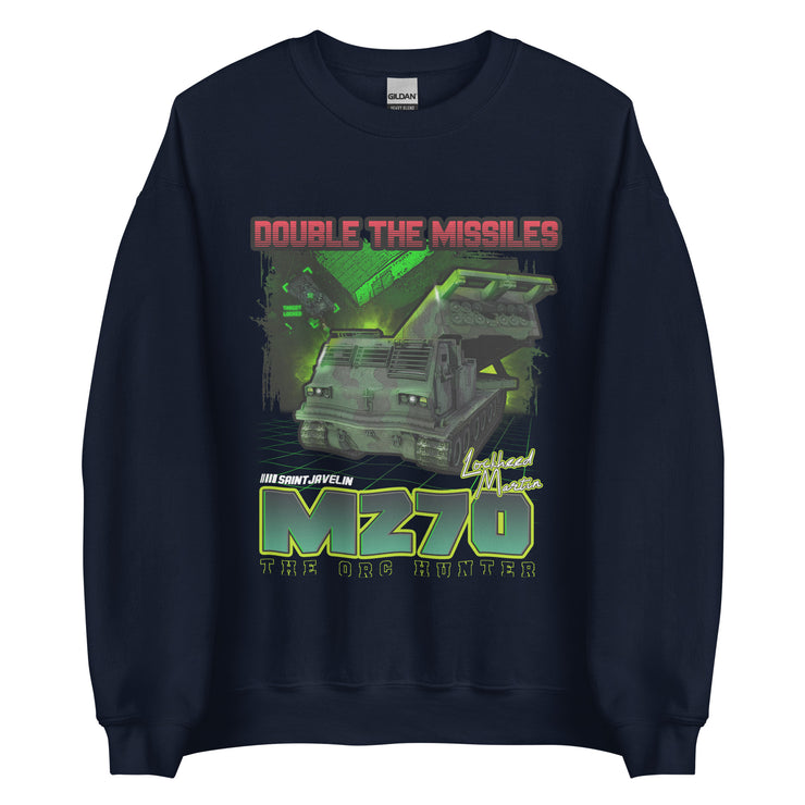 M270 MLRS - The Orc Hunter - Adult Crewneck Sweatshirt
