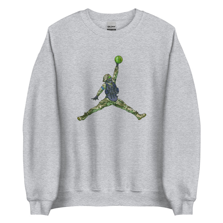 Watermelon Warrior - Adult Crewneck Sweatshirt