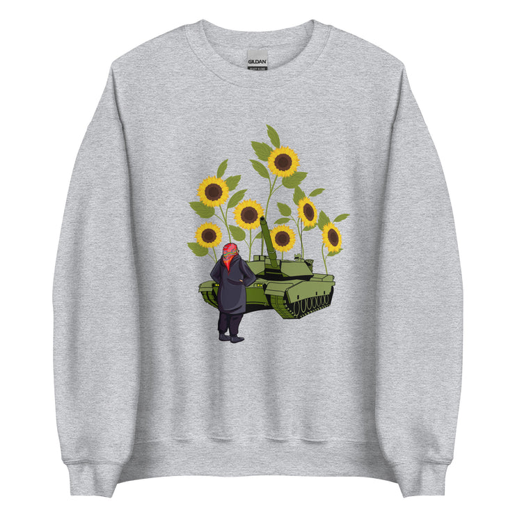 Go Home Russia - Sunflowers - Adult Crewneck Sweatshirt